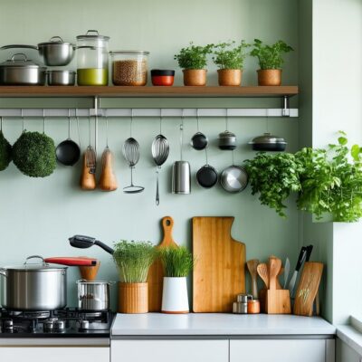 Como plantas elegantes transformam o design da sua cozinha