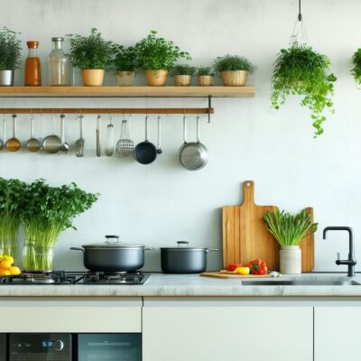 Transforme sua Cozinha com Eletrodomésticos e Plantas Elegantes