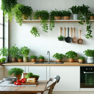 Como Plantas e Eletrodomésticos Transformam a Cozinha